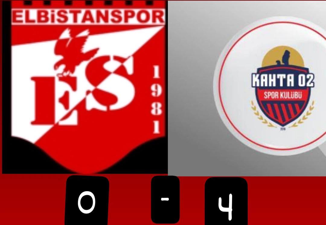 Elbistanspor, Kahta 02 Spor’a 4-0 Mağlup Olup Sezonun İlk Yarısını Puanla Tamamladı